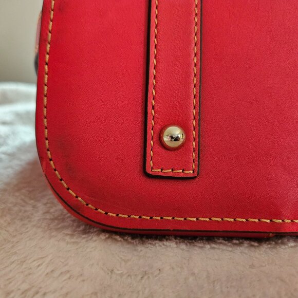 Dooney and Bourke Domed Leather Satchel - Picture 6 of 15